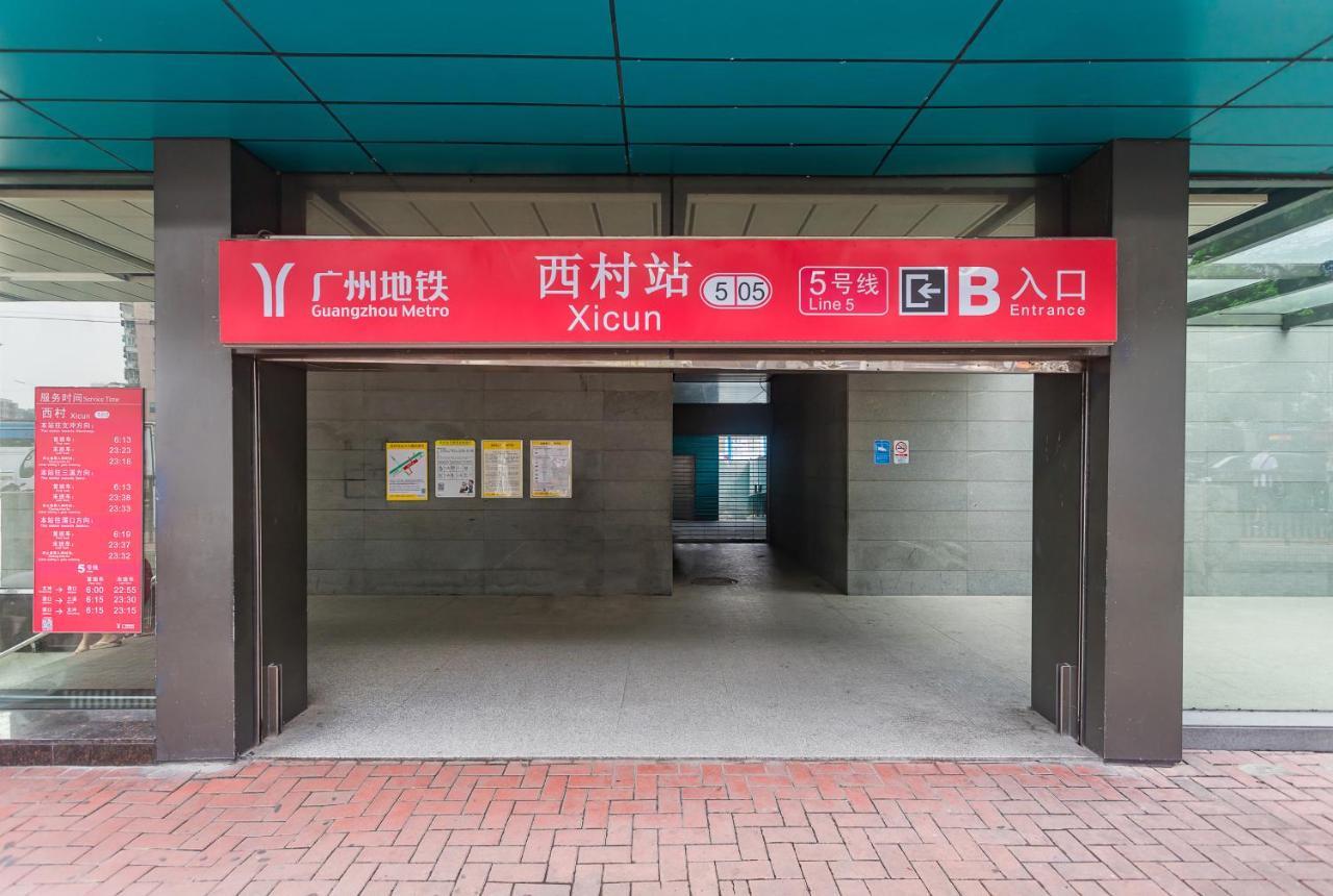 Super 8 Hotel Select Guangzhou Railway Station Xicun Subway Station Bagian luar foto